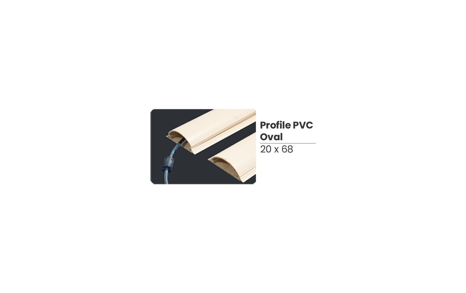 Profile PVC Oval